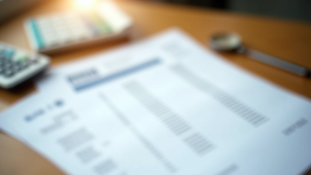 Close-up of electricity bill showing detailed tariff breakdown and consumption data